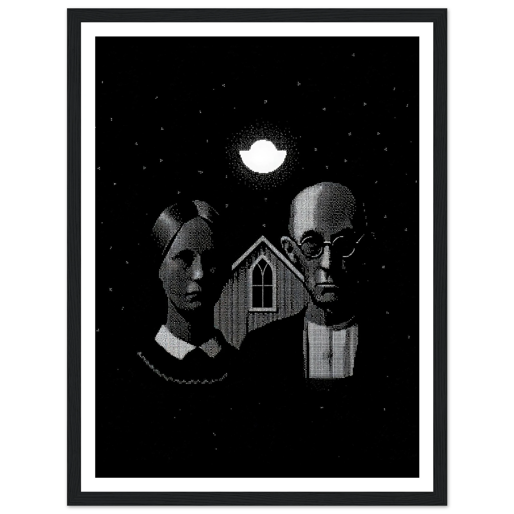 American Gothic - Framed Poster - 30x40 cm / 12x16″ - Black frame