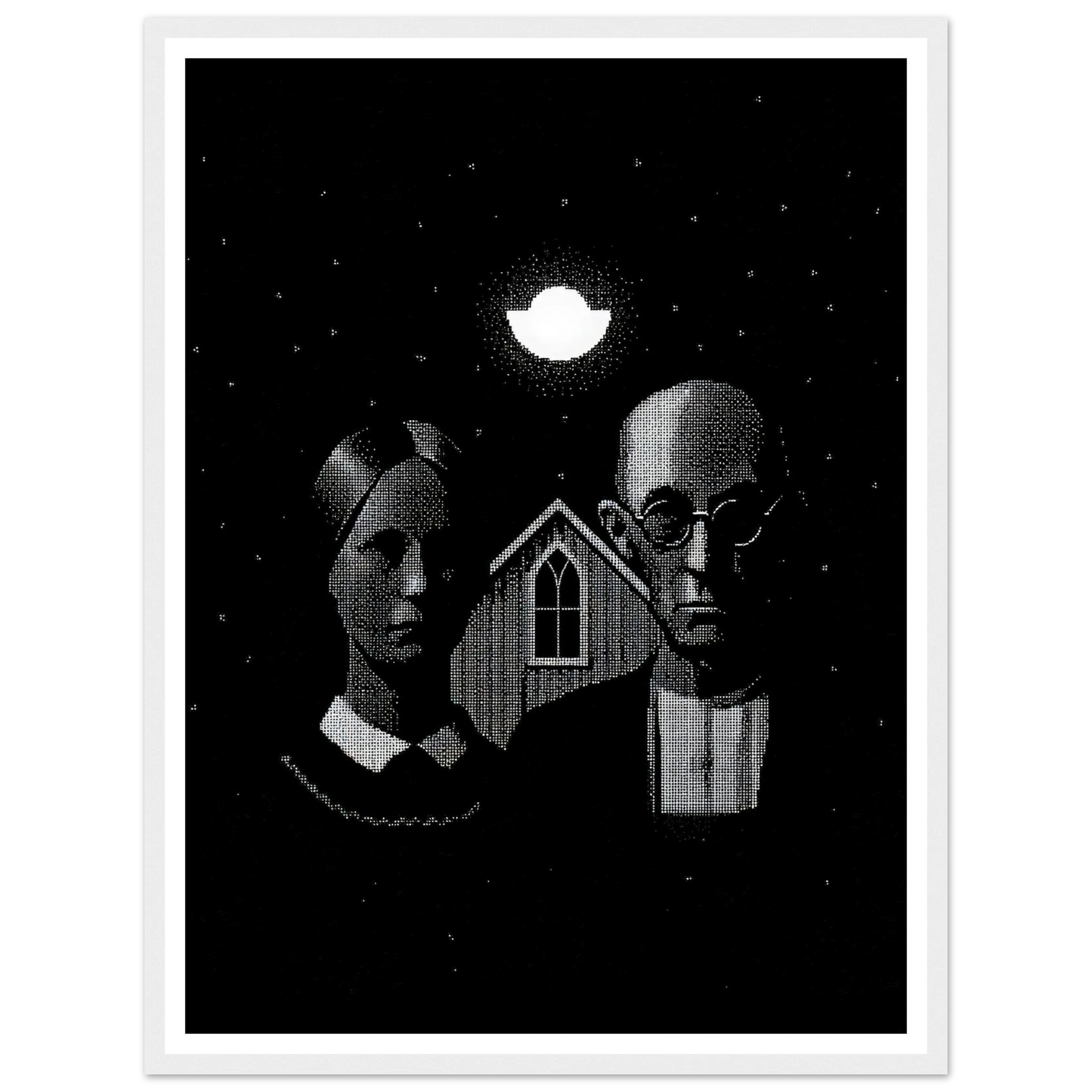 American Gothic - Framed Poster - 30x40 cm / 12x16″ - Black frame