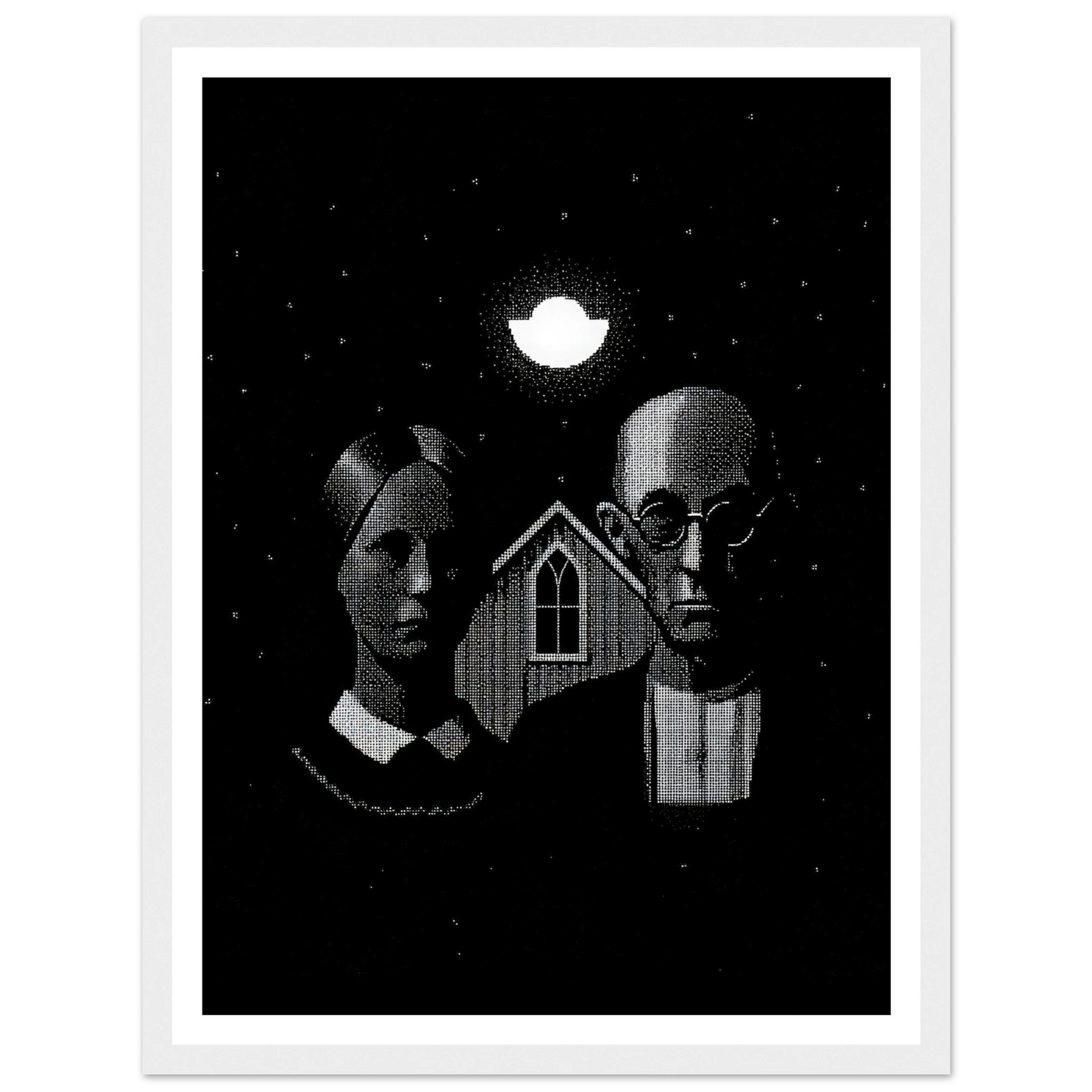 American Gothic - Framed Poster - 30x40 cm / 12x16″ - Black frame