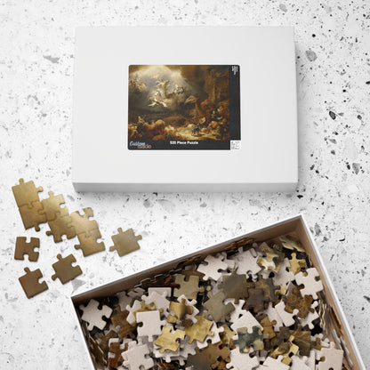Annunciation to the Shepherds | Govaert Flinck - - 252 pcs (Horizontal) - 