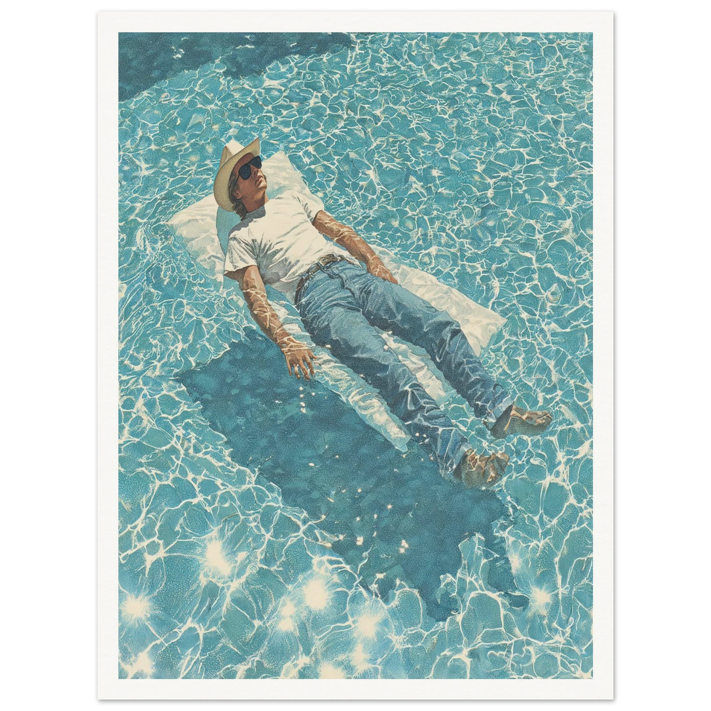 Aquatic Reverie - Framed Poster - 30x40 cm / 12x16″ - Black frame