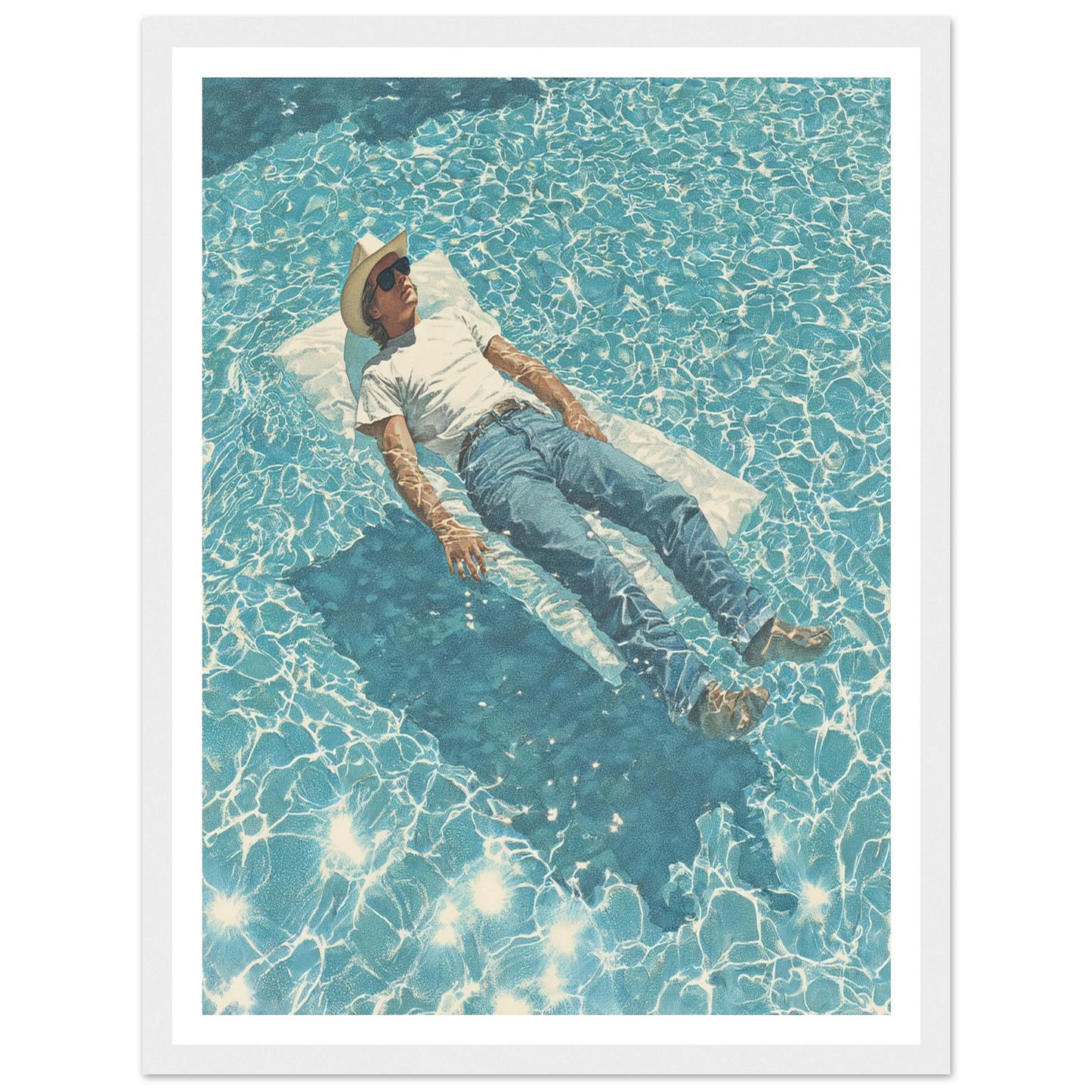 Aquatic Reverie - Framed Poster - 30x40 cm / 12x16″ - Black frame