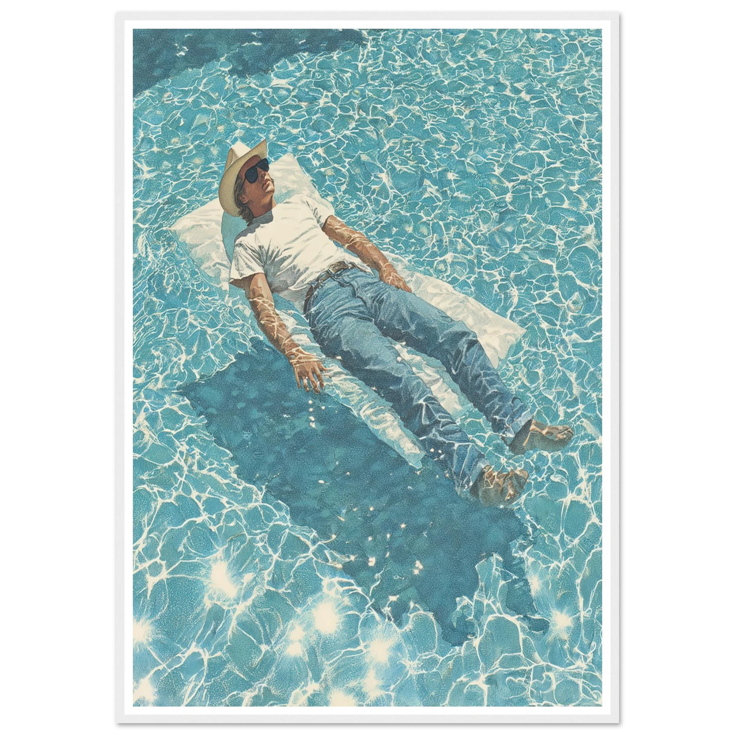 Aquatic Reverie - Framed Poster - 30x40 cm / 12x16″ - Black frame