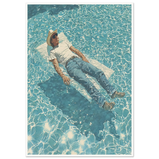 Aquatic Reverie - Framed Poster - 30x40 cm / 12x16″ - Black frame