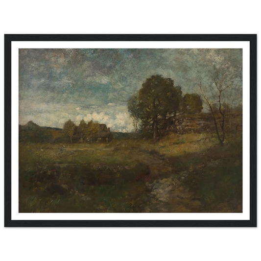 Arkville, New York Art Print | Alexander Helwig Wyant - Framed Poster - 30x40 cm / 12x16″ - Black frame