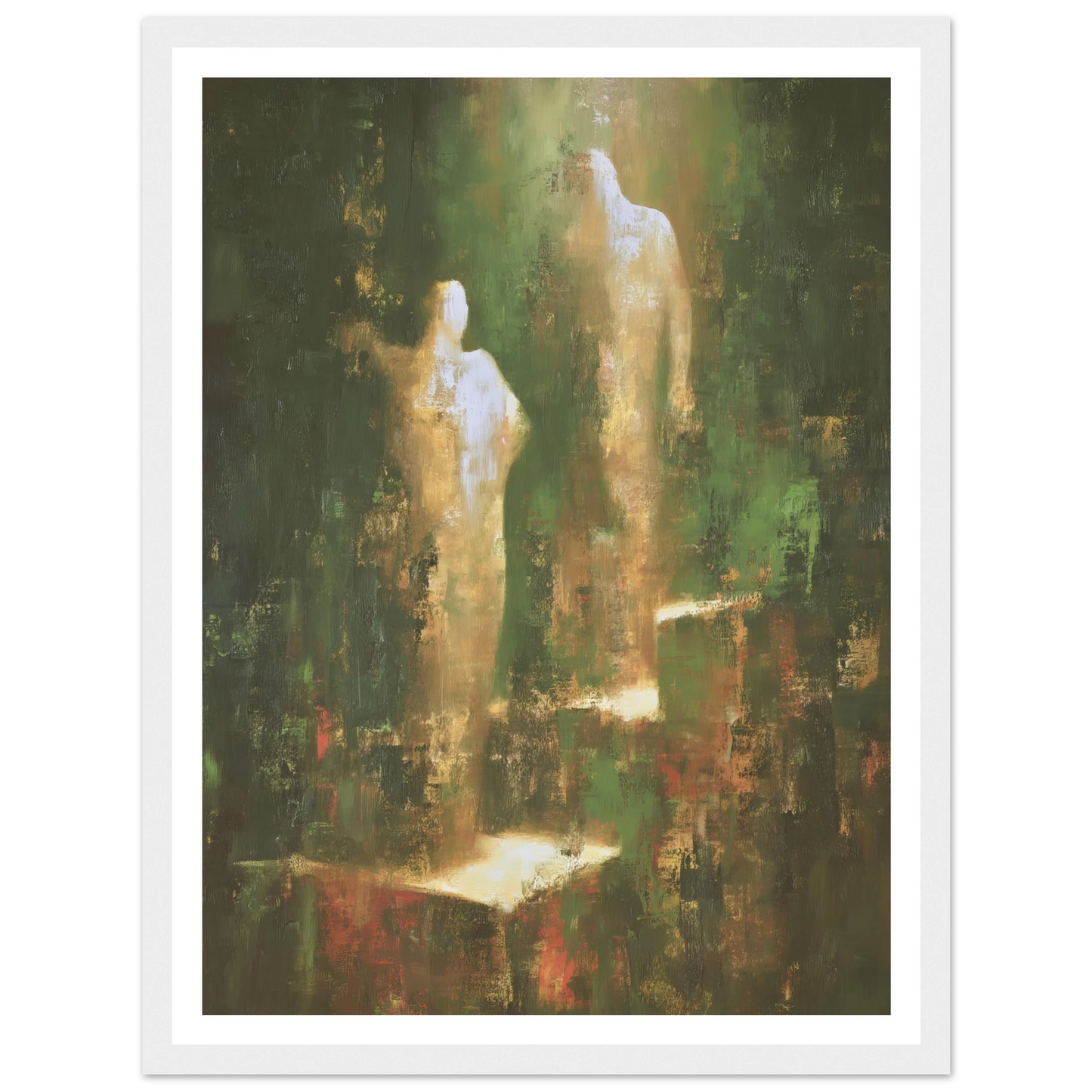 Ascending From The Verdant Mist - Framed Poster - 30x40 cm / 12x16″ - Black frame