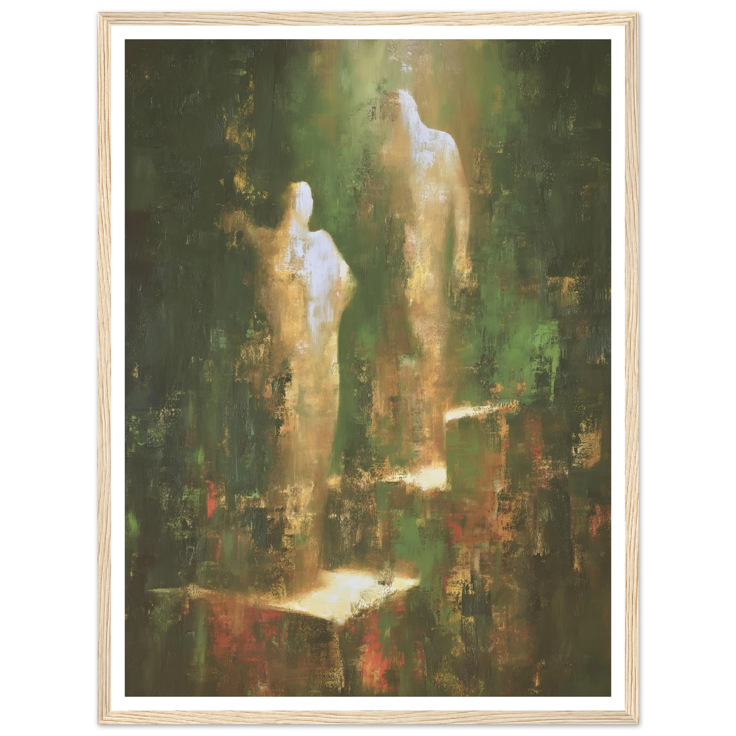 Ascending From The Verdant Mist - Framed Poster - 30x40 cm / 12x16″ - Black frame