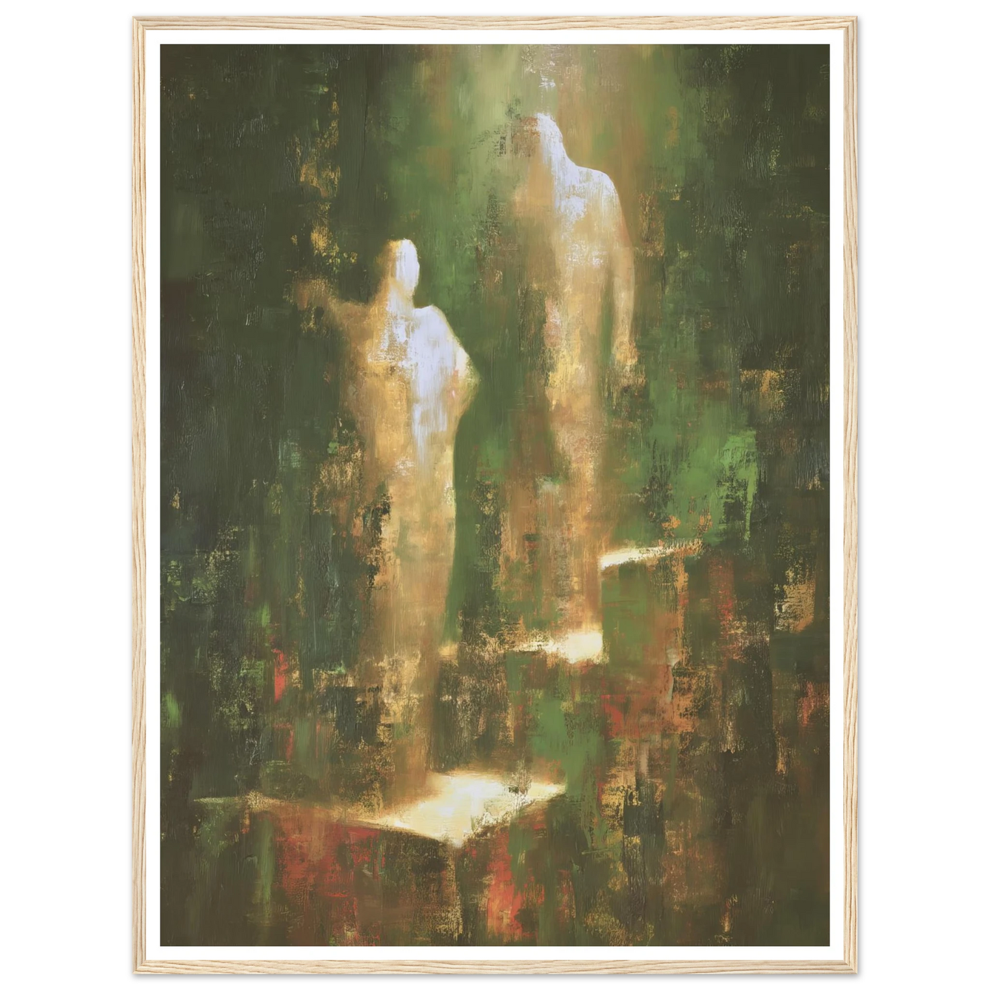 Ascending From The Verdant Mist - Framed Poster - 30x40 cm / 12x16″ - Black frame
