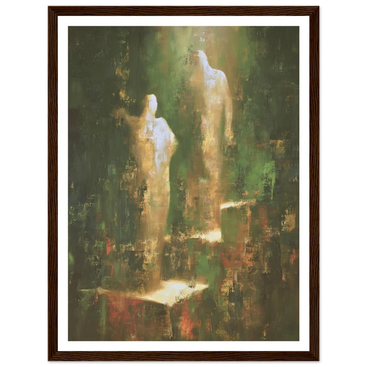 Ascending From The Verdant Mist - Framed Poster - 30x40 cm / 12x16″ - Black frame