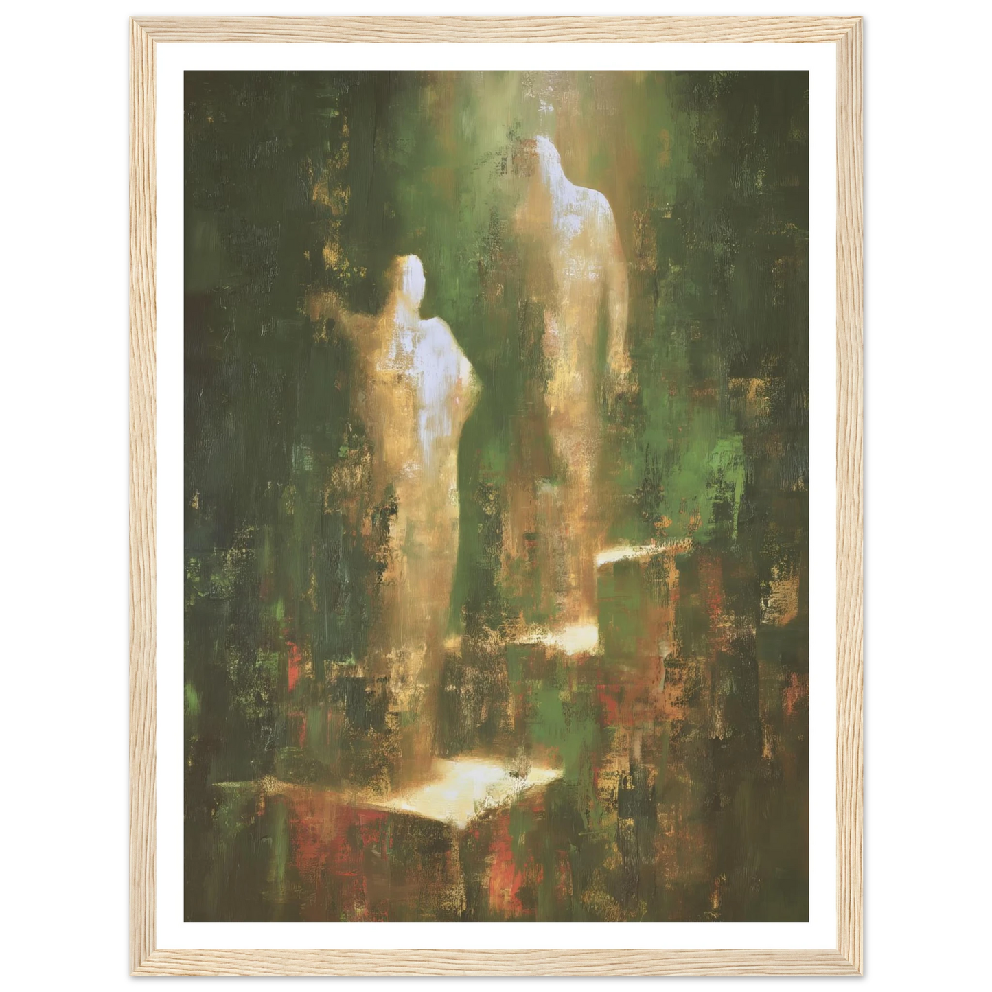 Ascending From The Verdant Mist - Framed Poster - 30x40 cm / 12x16″ - Black frame