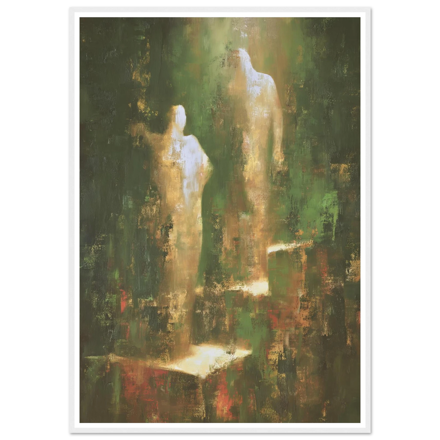 Ascending From The Verdant Mist - Framed Poster - 30x40 cm / 12x16″ - Black frame