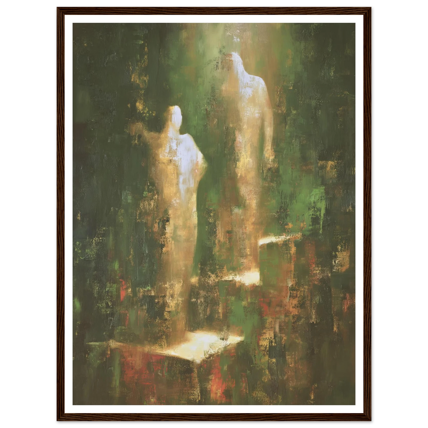 Ascending From The Verdant Mist - Framed Poster - 30x40 cm / 12x16″ - Black frame