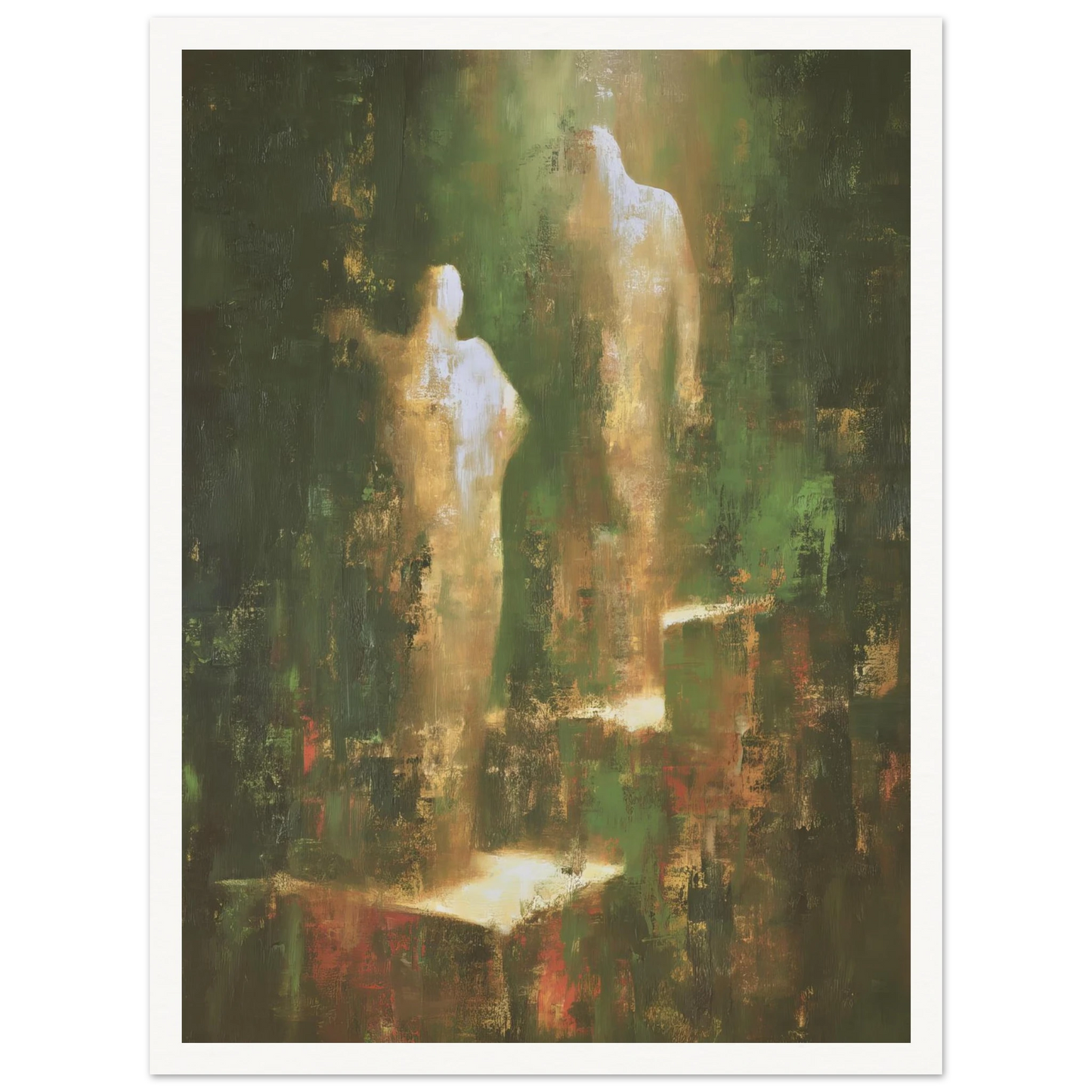 Ascending From The Verdant Mist - Framed Poster - 30x40 cm / 12x16″ - Black frame