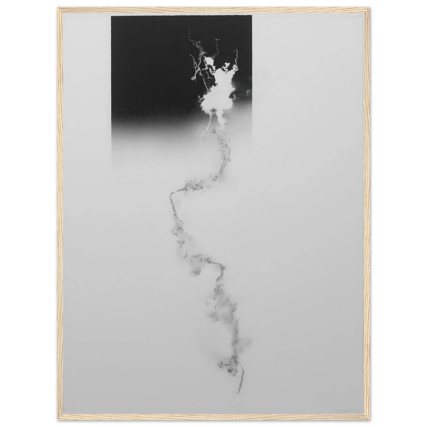 Ascension of Ash - Framed Poster - 30x40 cm / 12x16″ - Black frame