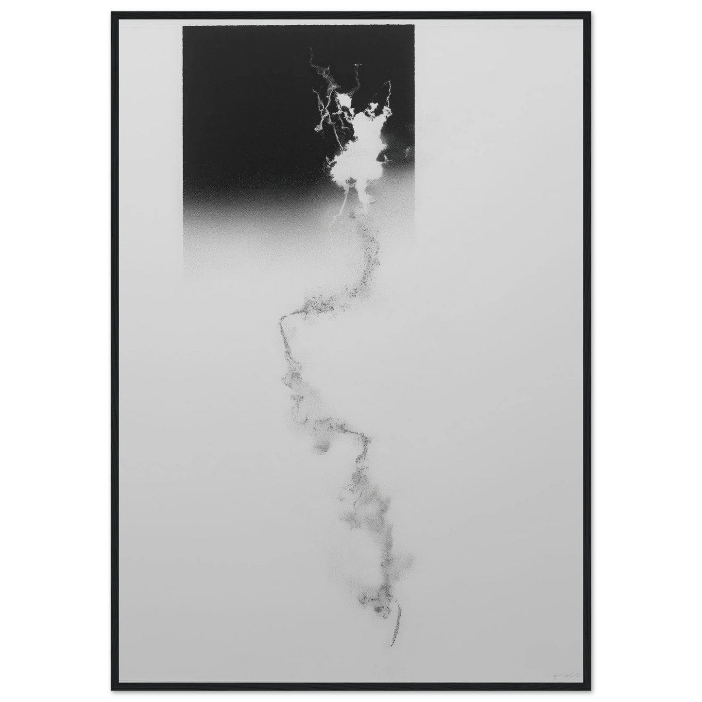 Ascension of Ash - Framed Poster - 30x40 cm / 12x16″ - Black frame