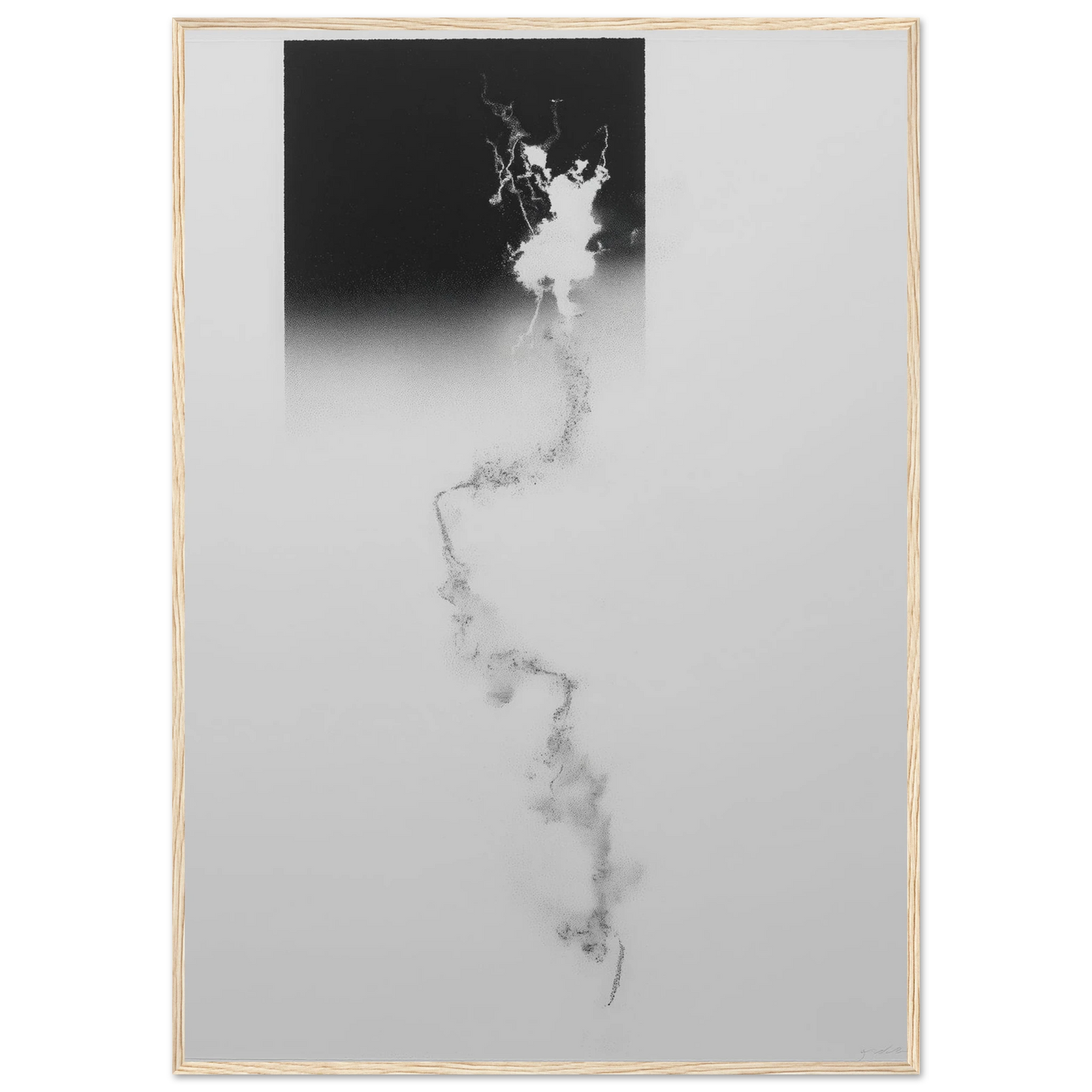 Ascension of Ash - Framed Poster - 30x40 cm / 12x16″ - Black frame