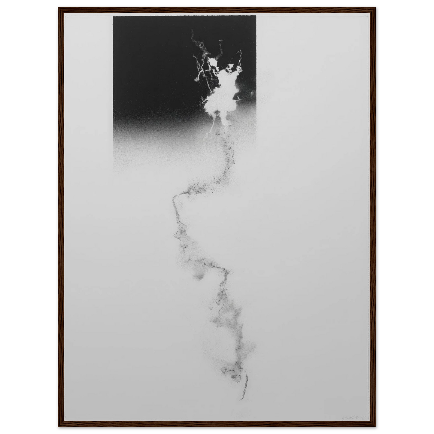 Ascension of Ash - Framed Poster - 30x40 cm / 12x16″ - Black frame