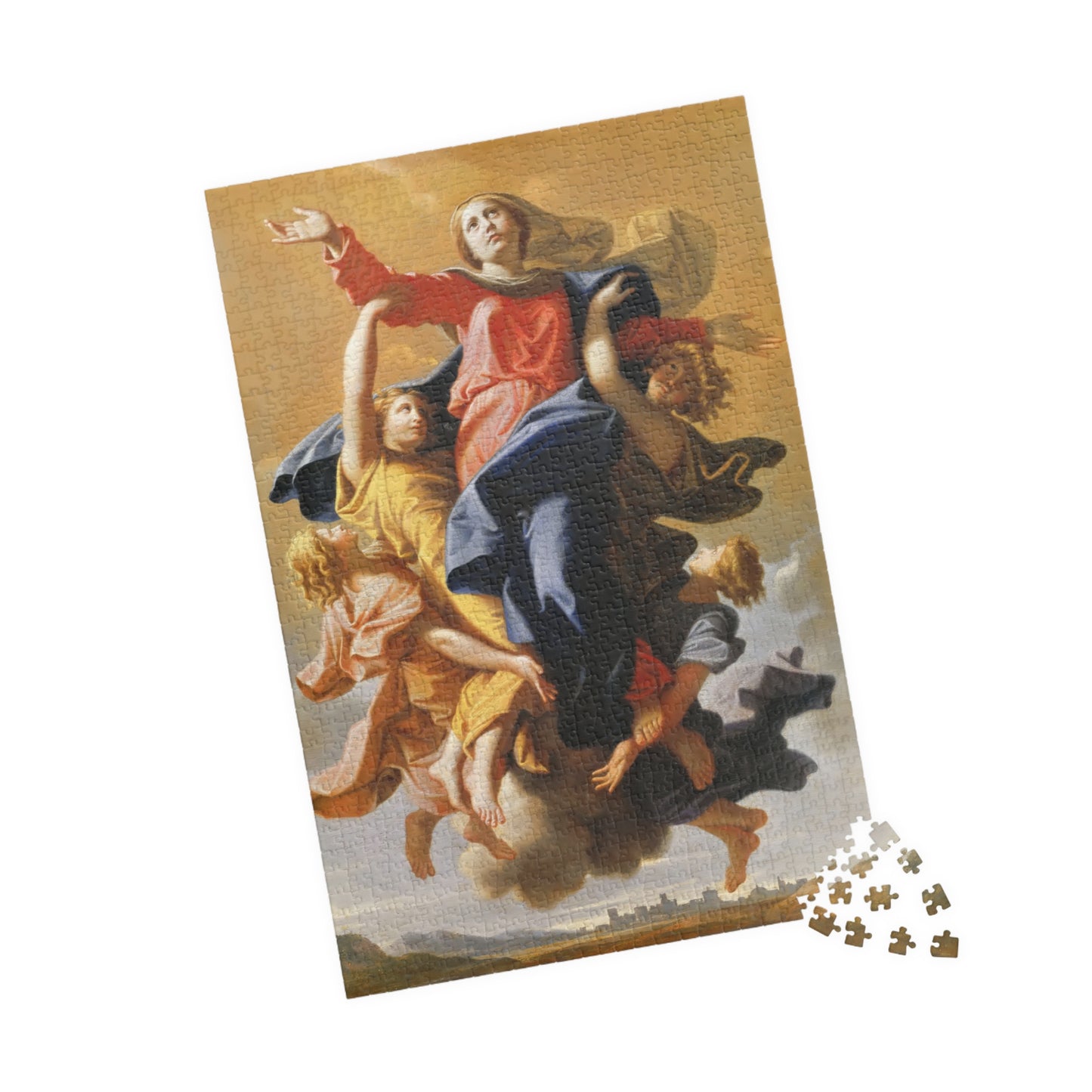 Assumption of the Virgin Puzzle | Nicolas Poussin - - 1014 pcs (Vertical) - 