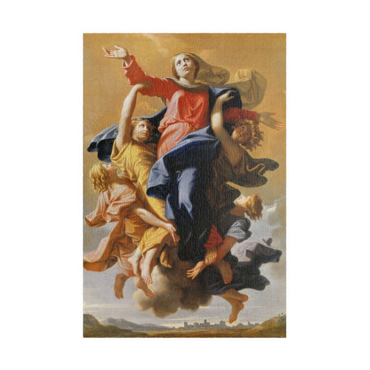 Assumption of the Virgin Puzzle | Nicolas Poussin - - 1014 pcs (Vertical) - 