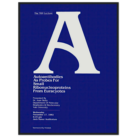 Autoantibodies as probes for small ribonucleoproteins from euracyotes (1982) Art Print | National Institutes of Health - Framed Poster - 30x40 cm / 12x16″ - Black frame