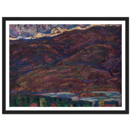 Autumn Color (circa 1910) Art Print | Marsden Hartley - Framed Poster - 30x40 cm / 12x16″ - Black frame