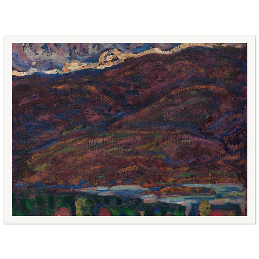 Autumn Color (circa 1910) Art Print | Marsden Hartley - Framed Poster - 30x40 cm / 12x16″ - Black frame