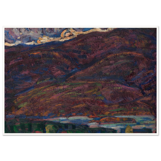 Autumn Color (circa 1910) Art Print | Marsden Hartley - Framed Poster - 30x40 cm / 12x16″ - Black frame