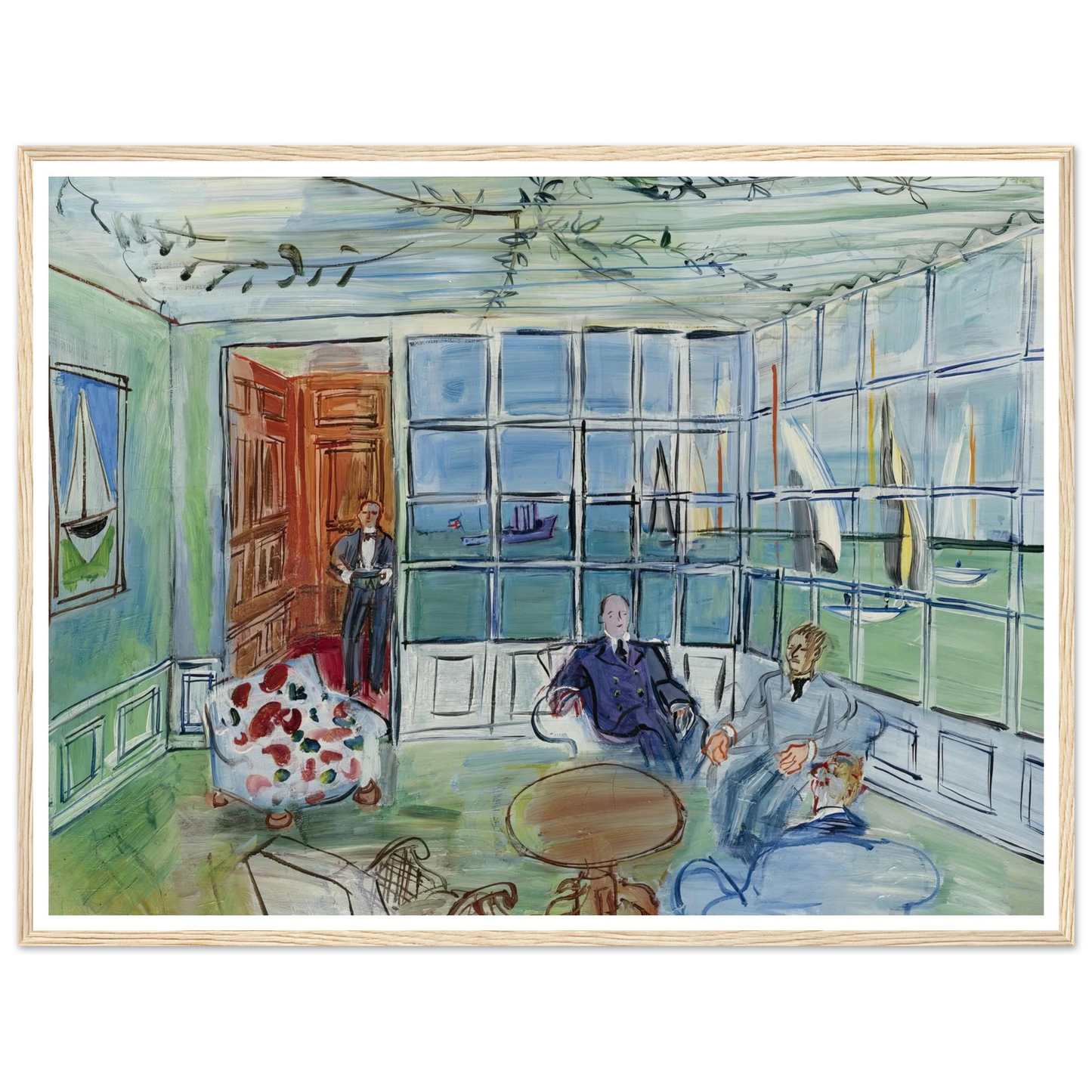 Le Royal Yacht Squadron, Cowes, Isle of Wight Art Print | Raoul Dufy-Quipham Collections