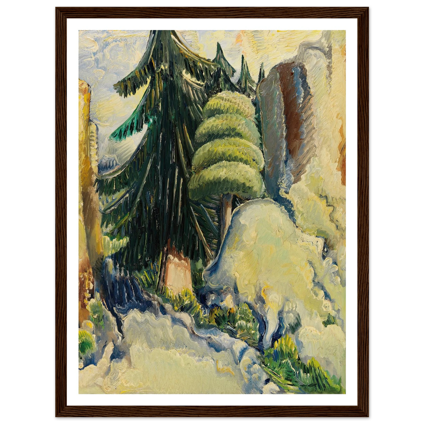 Baumlandschaft (1937) Art Print | Paul Kleinschmidt-Quipham Collections