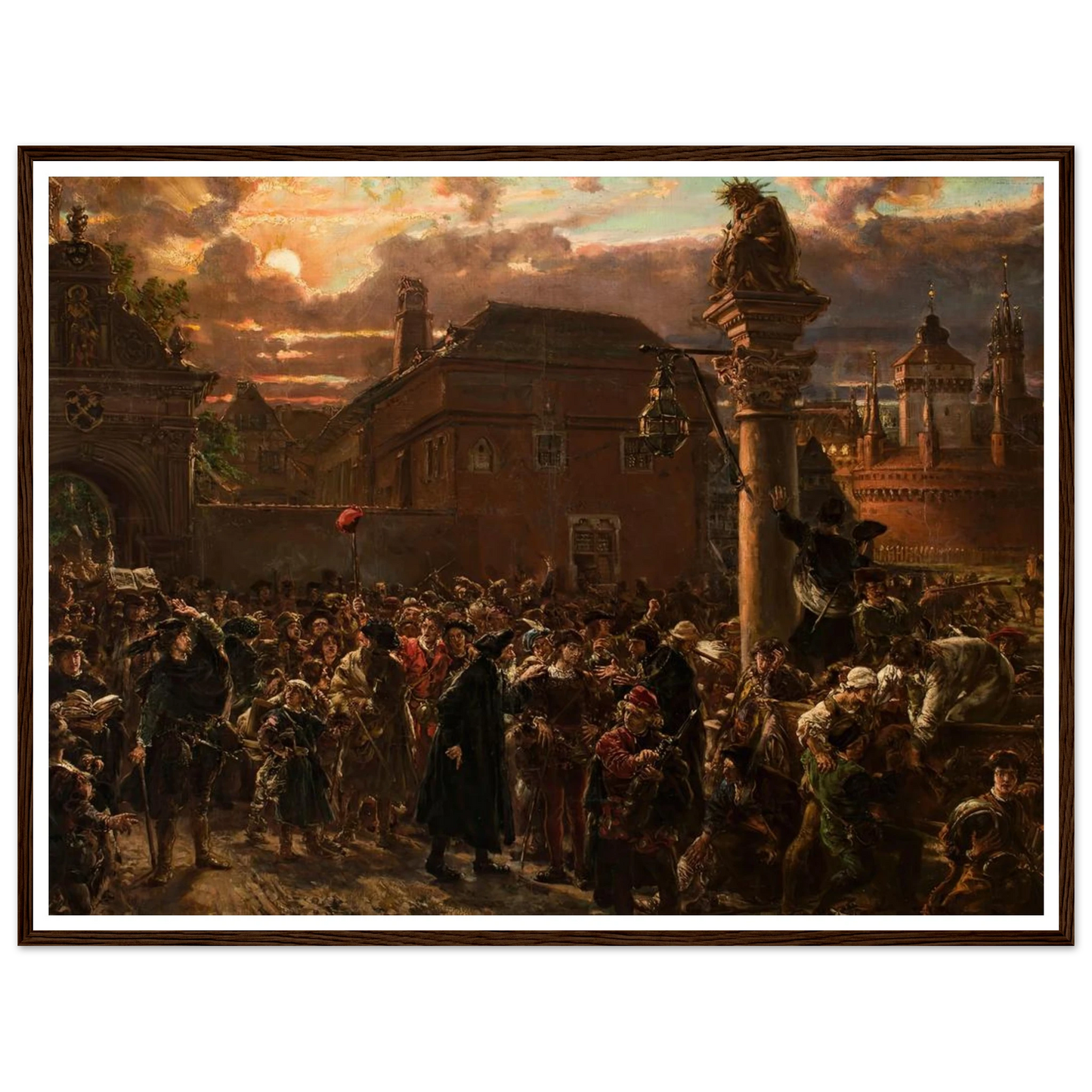 Students Leaving Krakow in 1549 (1892) Art Print | Jan Matejko-Quipham Collections