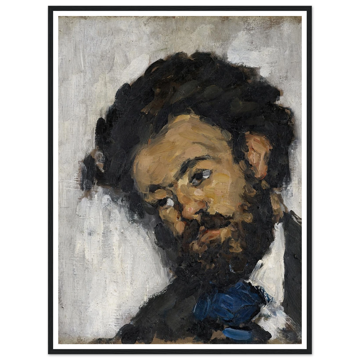 Portrait Of Antoine-Fortuné Marion (1871) Art Print | Paul Cezanne-Quipham Collections