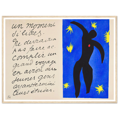 Icarus (1947) Art Print | Henri Matisse-Quipham Collections