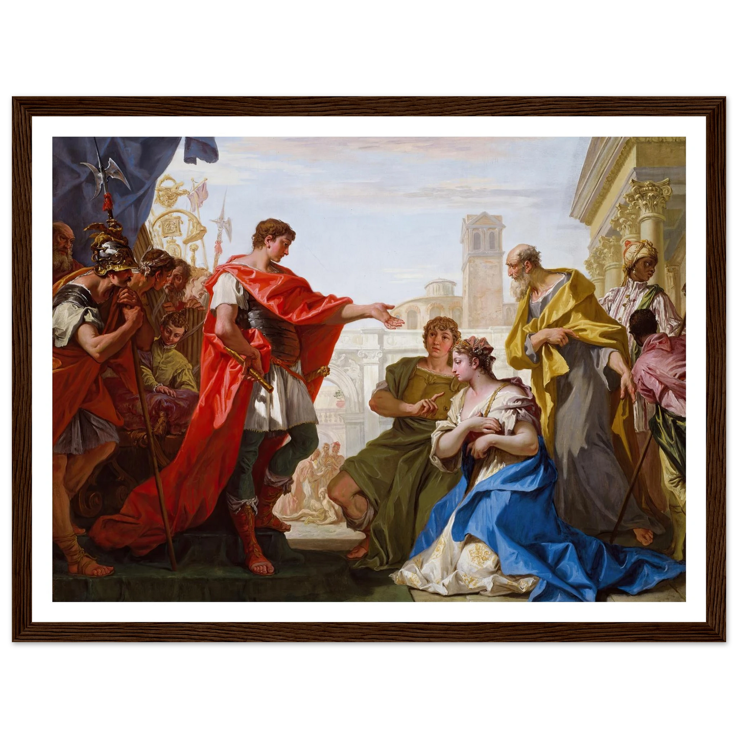 The Continence of Scipio (c. 1706) Art Print | Sebastiano Ricci-Quipham Collections