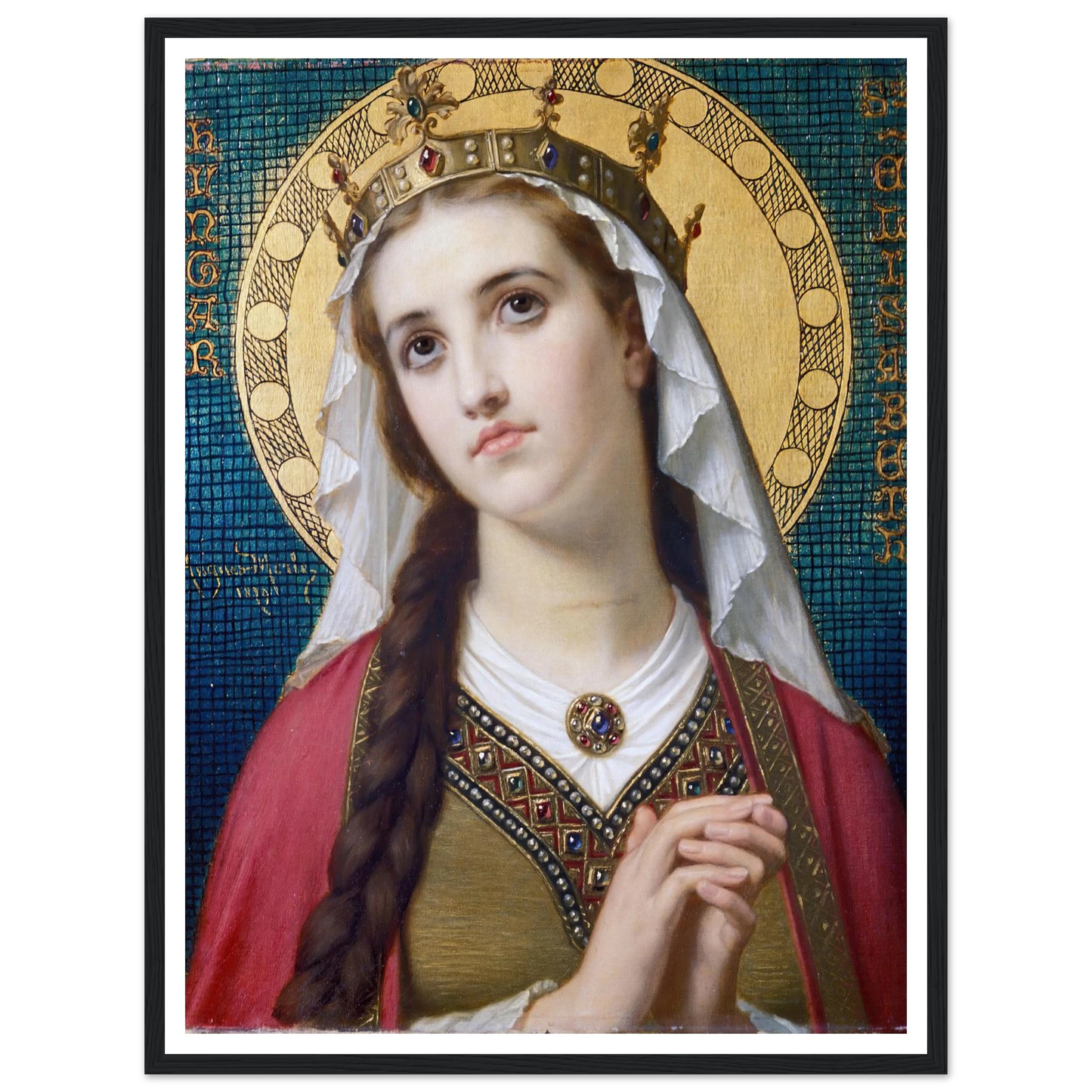 Saint Elizabeth Of Hungary (1879) Art Print | Hugues Merle-Quipham Collections