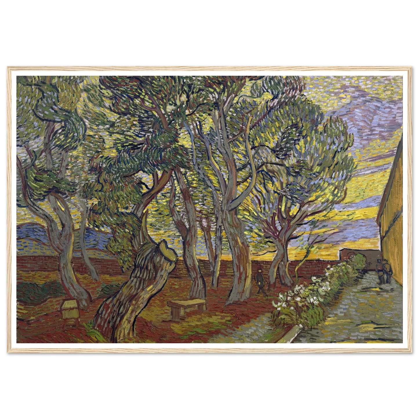 The garden of Saint Paul’s Hospital Art Print | Vincent van Gogh-Quipham Collections