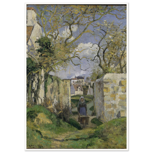 Landscape from Pontoise (1874) Art Print | Camille Pissarro-Quipham Collections