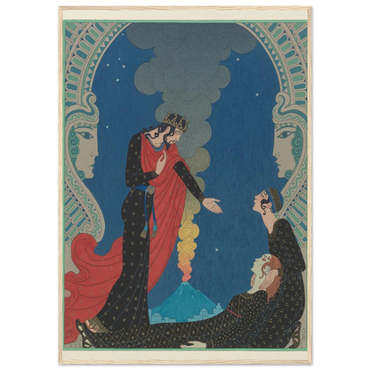 Empedocles and Panthea (1929) Art Print | George Barbier-Quipham Collections