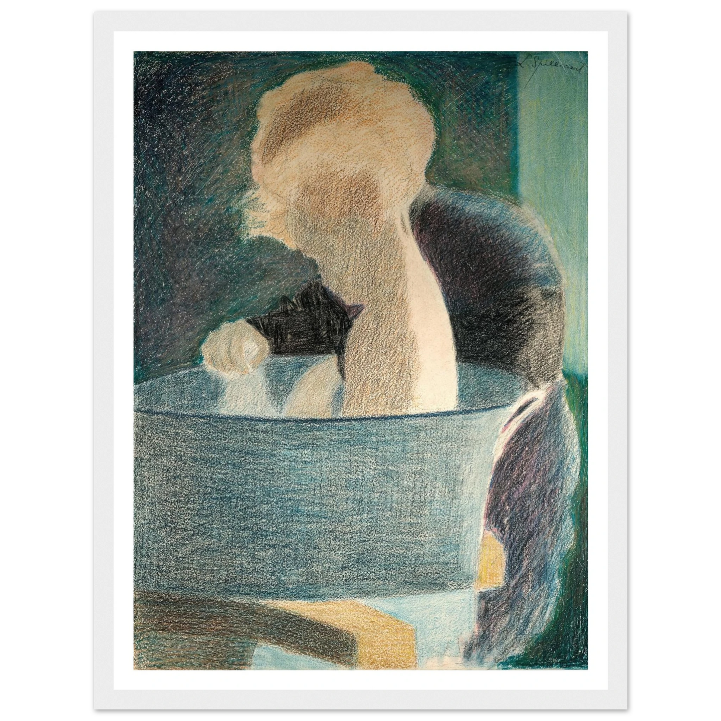 Le Bain (1917) Art Print | Leon Spilliaert-Quipham Collections