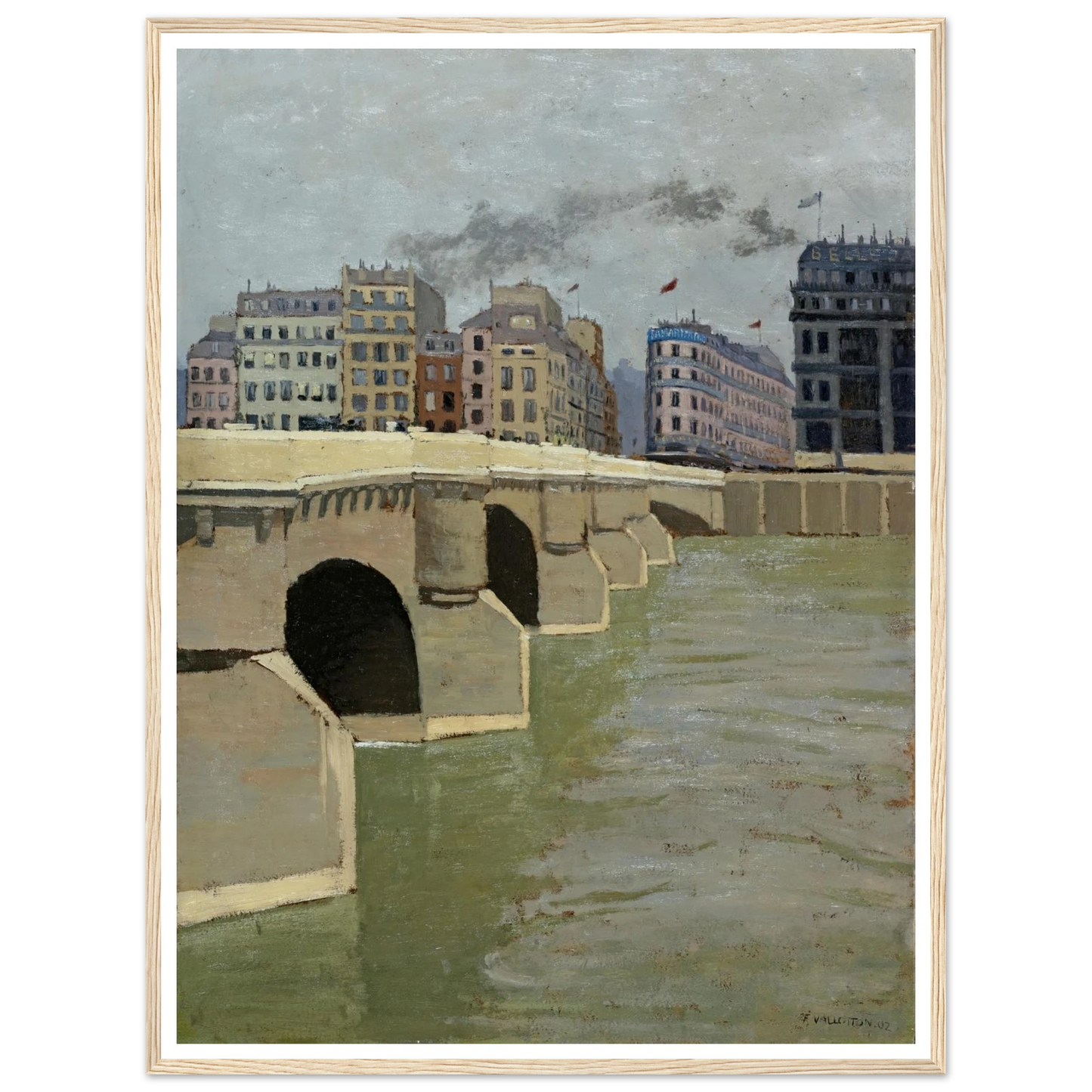 The Pont Neuf Bridge, 1902 Art Print | Felix Vallotton-Quipham Collections