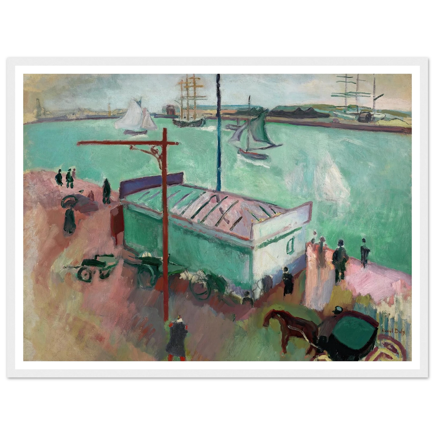 Le Port du Havre (1906) Art Print | Raoul Dufy-Quipham Collections