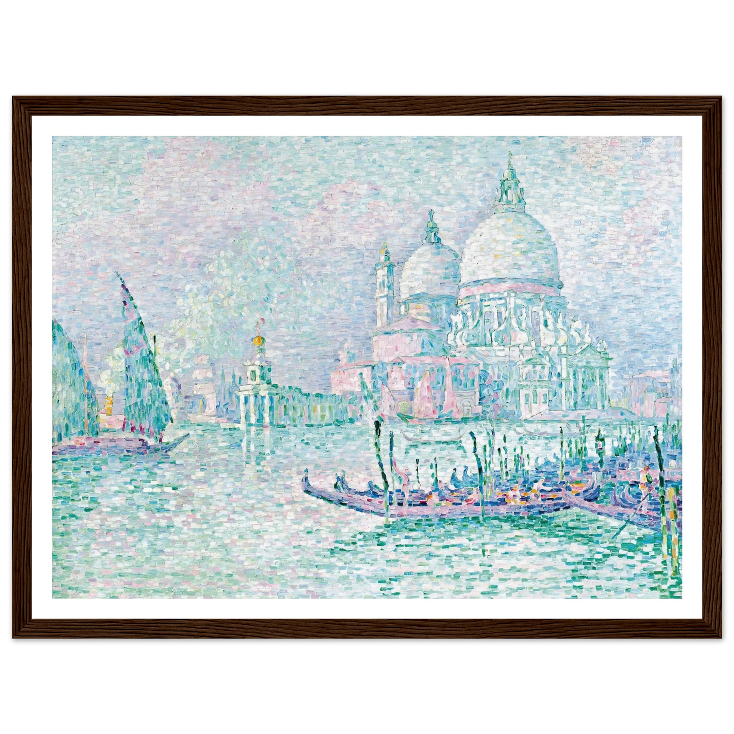 Venise. La Salute. Vert (1908) Art Print | Paul Signac-Quipham Collections