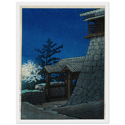 Matsuyamajo Tonashimon (Tonashi Gate, Matsuyama Castle) (1935) Art Print | Kawase Hasui-Quipham Collections