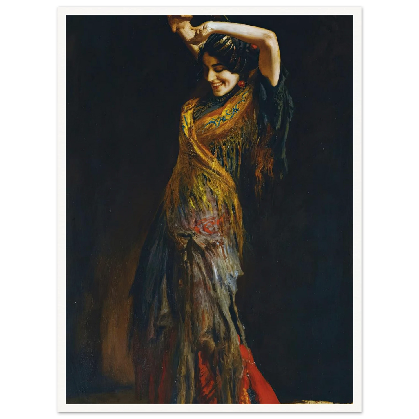 The Flamenco Dancer Art Print | Leopold Schmutzler-Quipham Collections