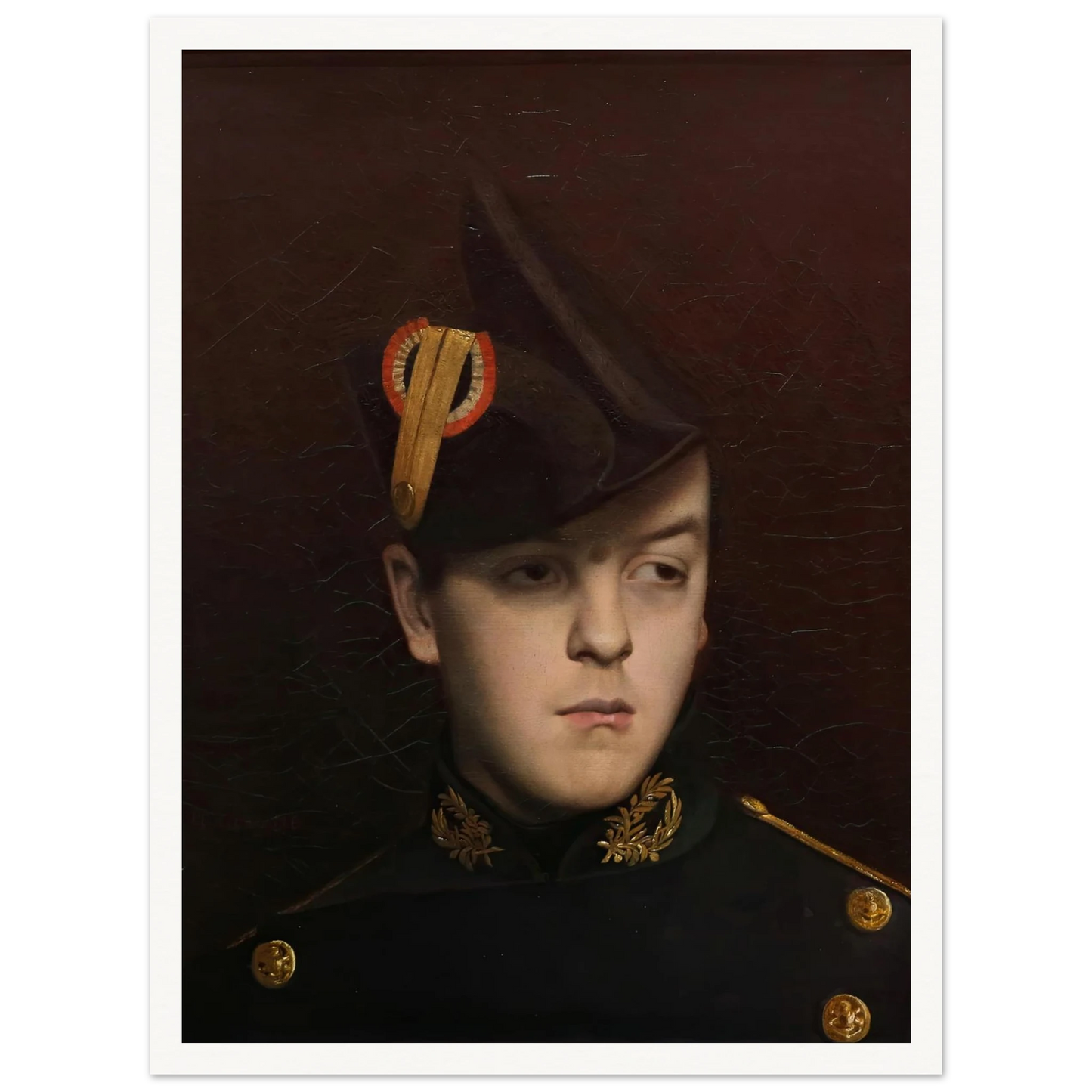 Portrait of Armand Gérome Art Print | Jean Leon Gerome-Quipham Collections