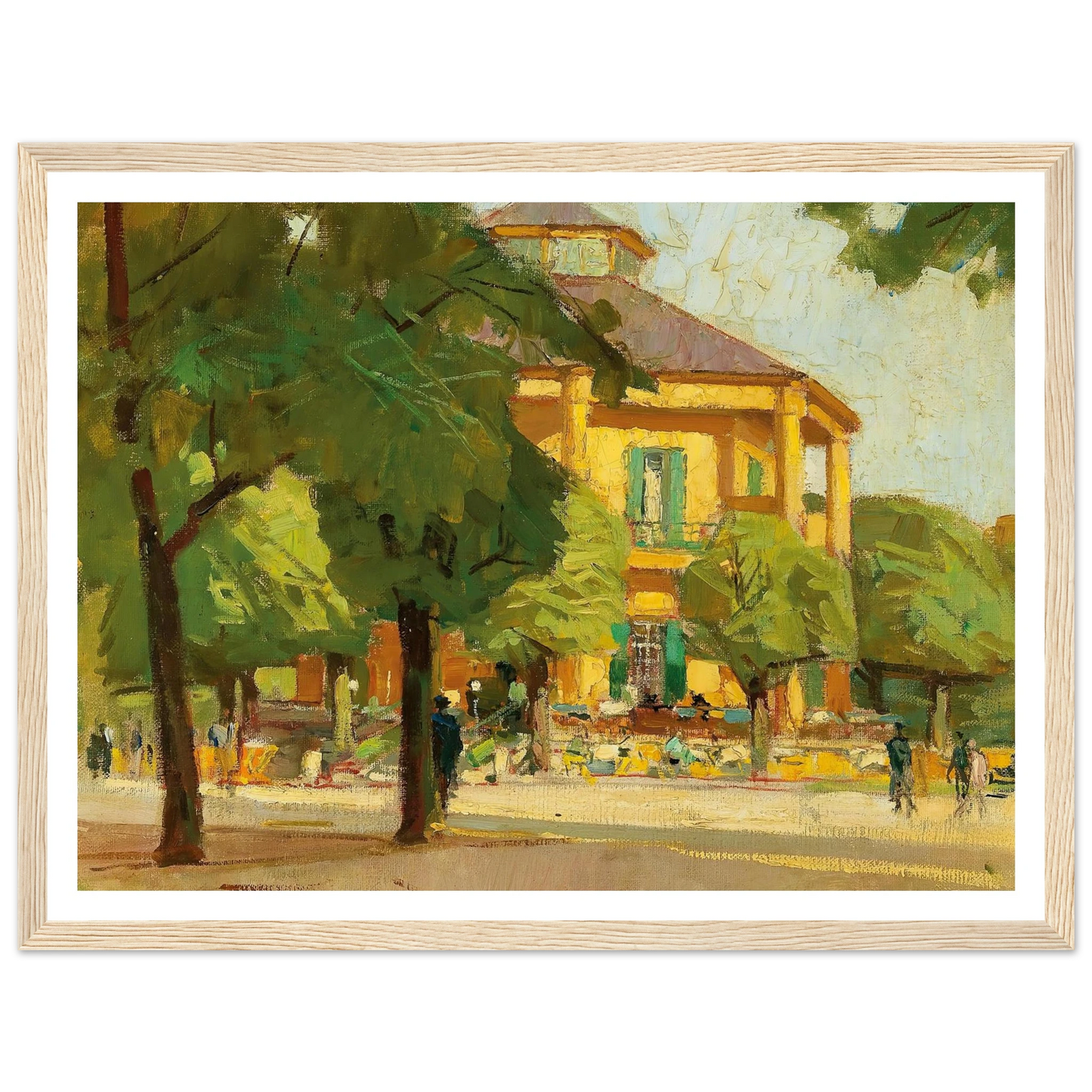 Lusthaus, (Prater, Vienna) (c. 1930) Art Print | Carl Moll-Quipham Collections