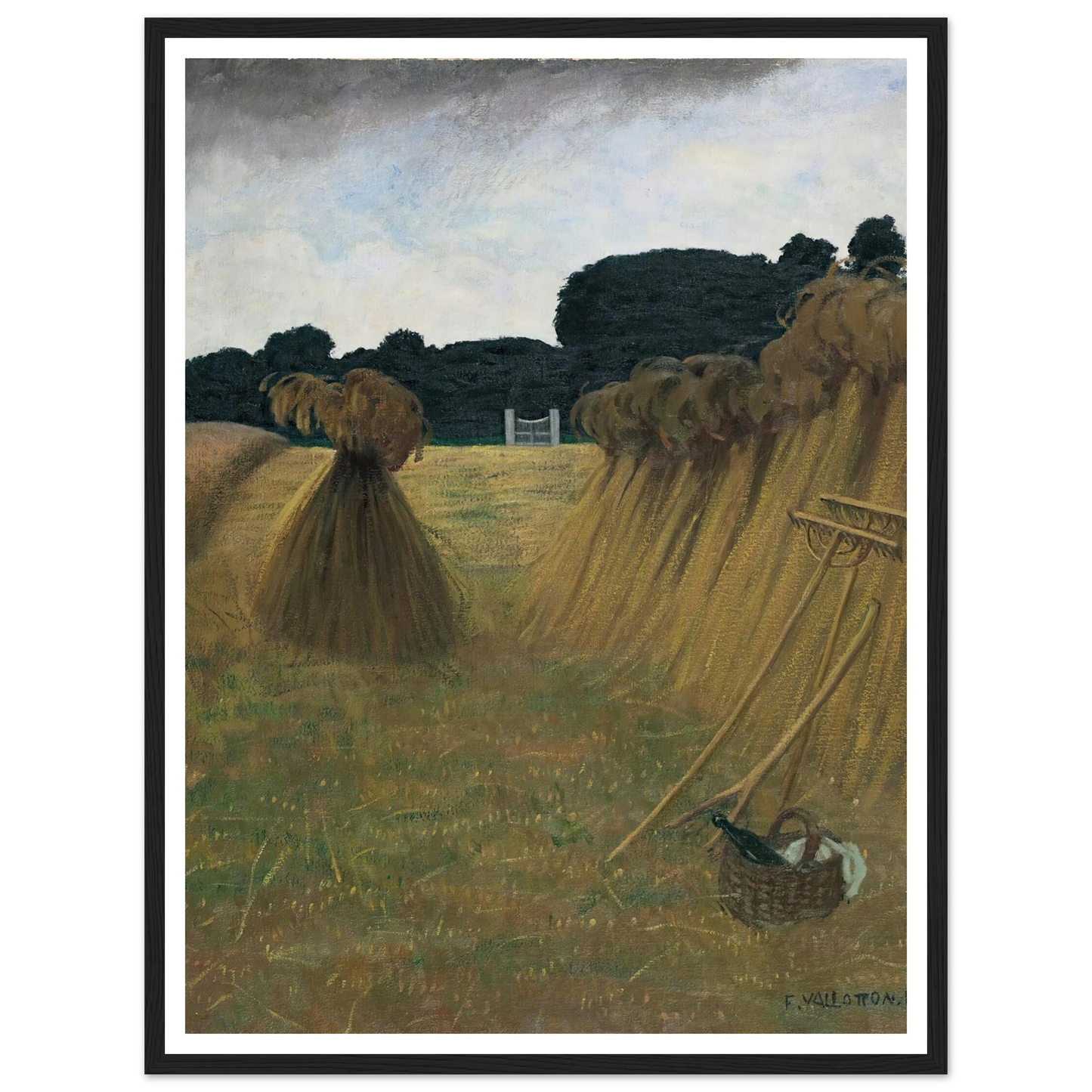 The Sheaves (1914) Art Print | Felix Vallotton-Quipham Collections