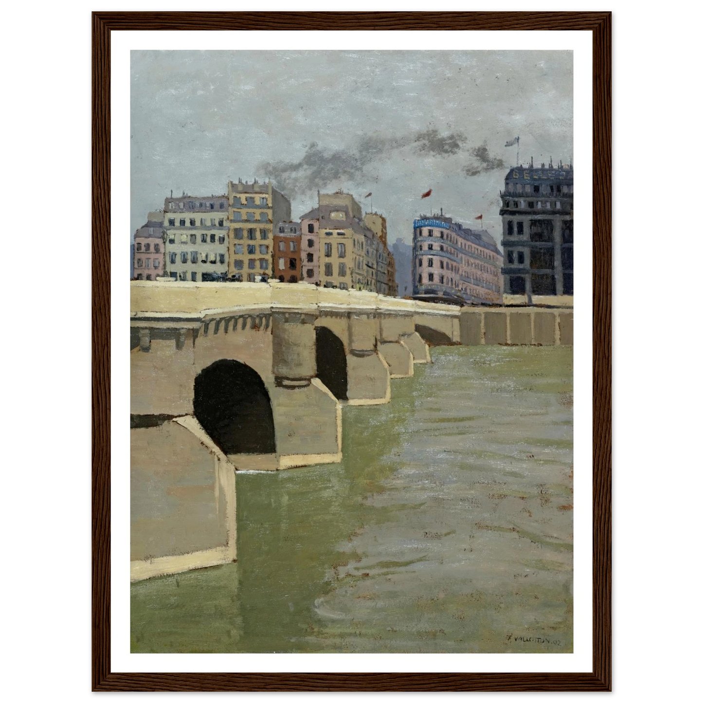 The Pont Neuf Bridge, 1902 Art Print | Felix Vallotton-Quipham Collections