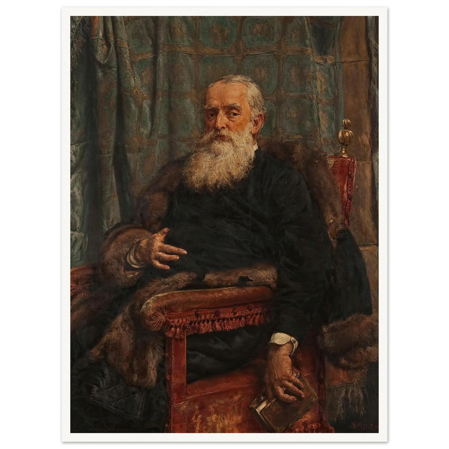 Portrait of Henryk Krajewski (1892) Art Print | Jan Matejko-Quipham Collections