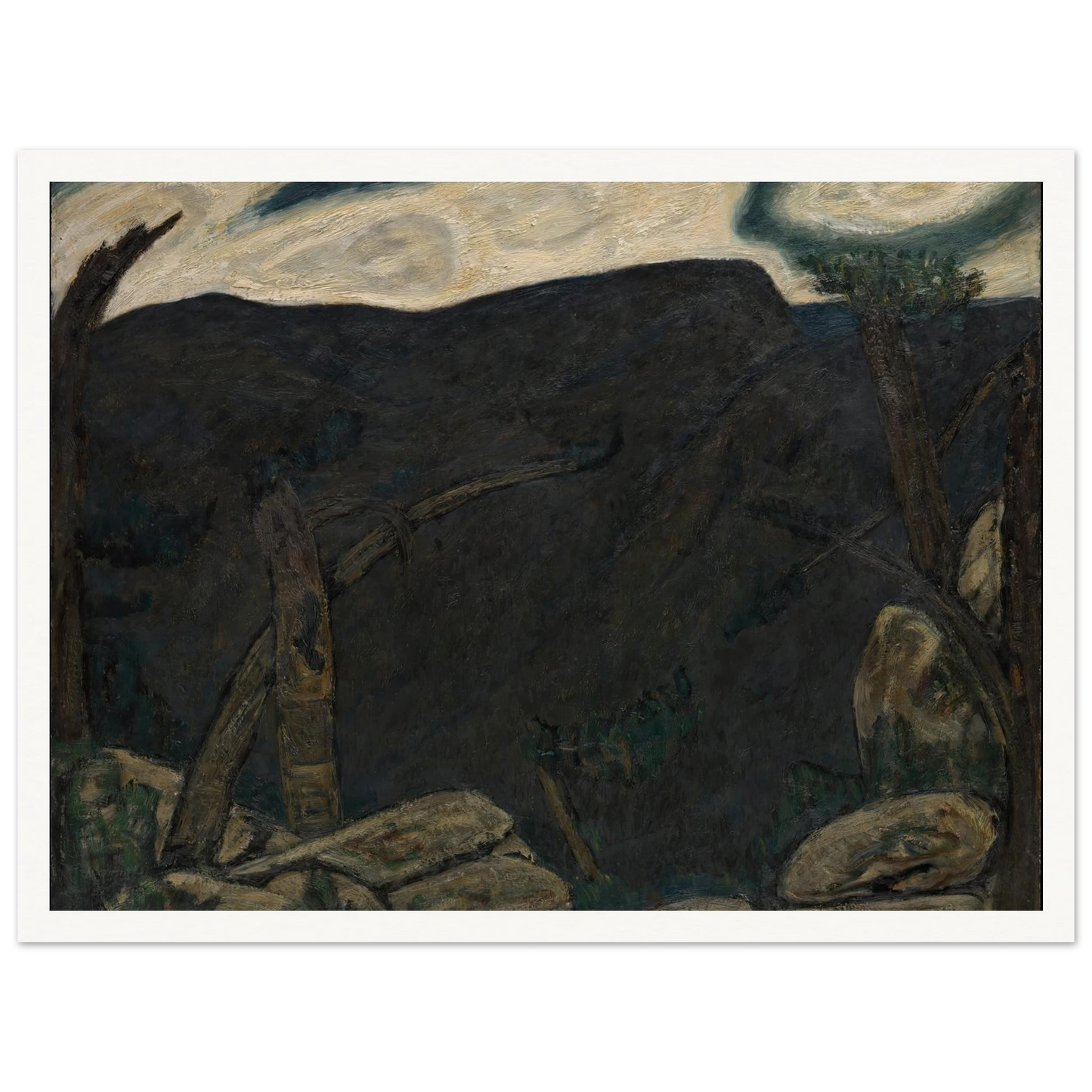 The Dark Mountain, No. 2 (1909) Art Print | Marsden Hartley-Quipham Collections