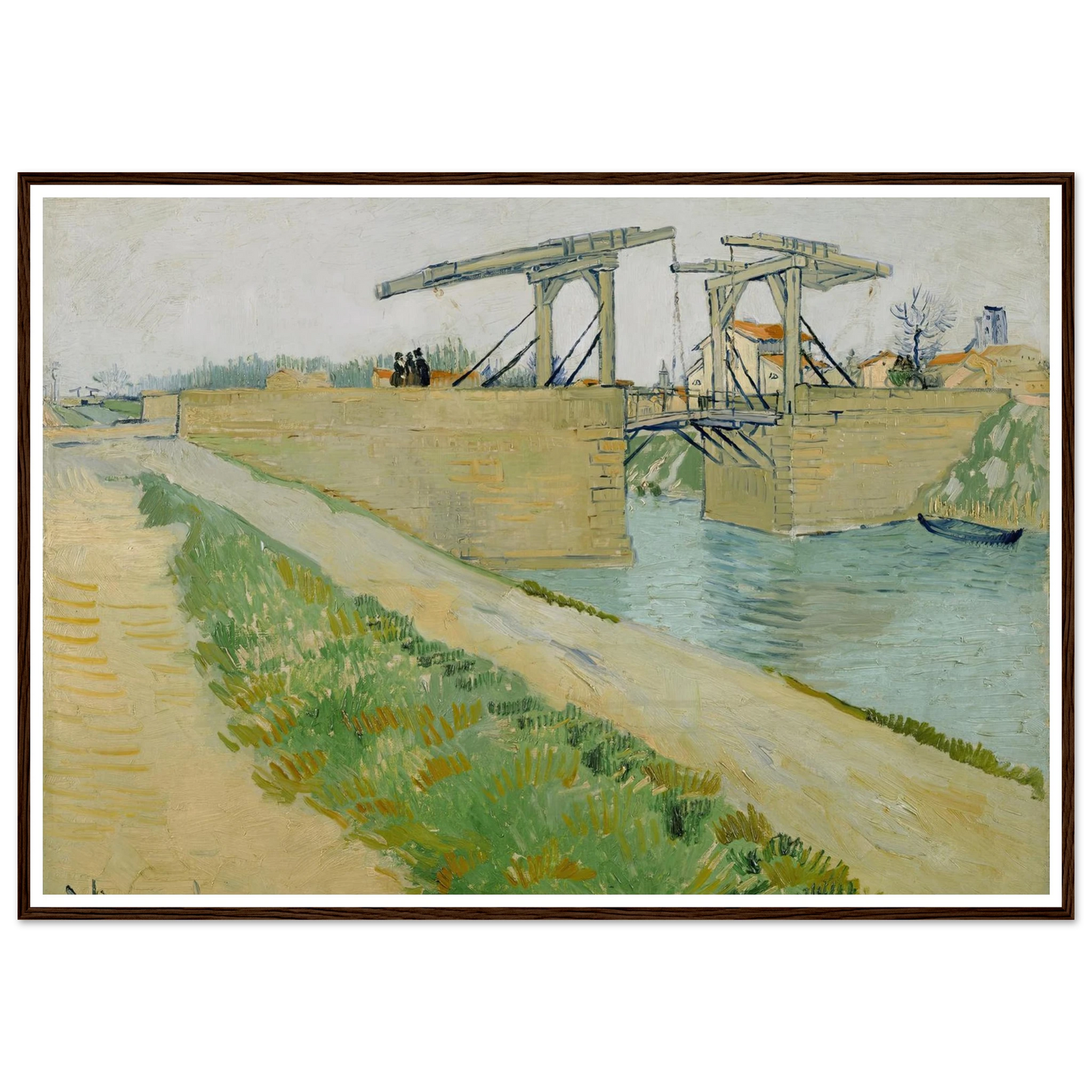 The Langlois bridge (1888) Art Print | Vincent van Gogh-Quipham Collections